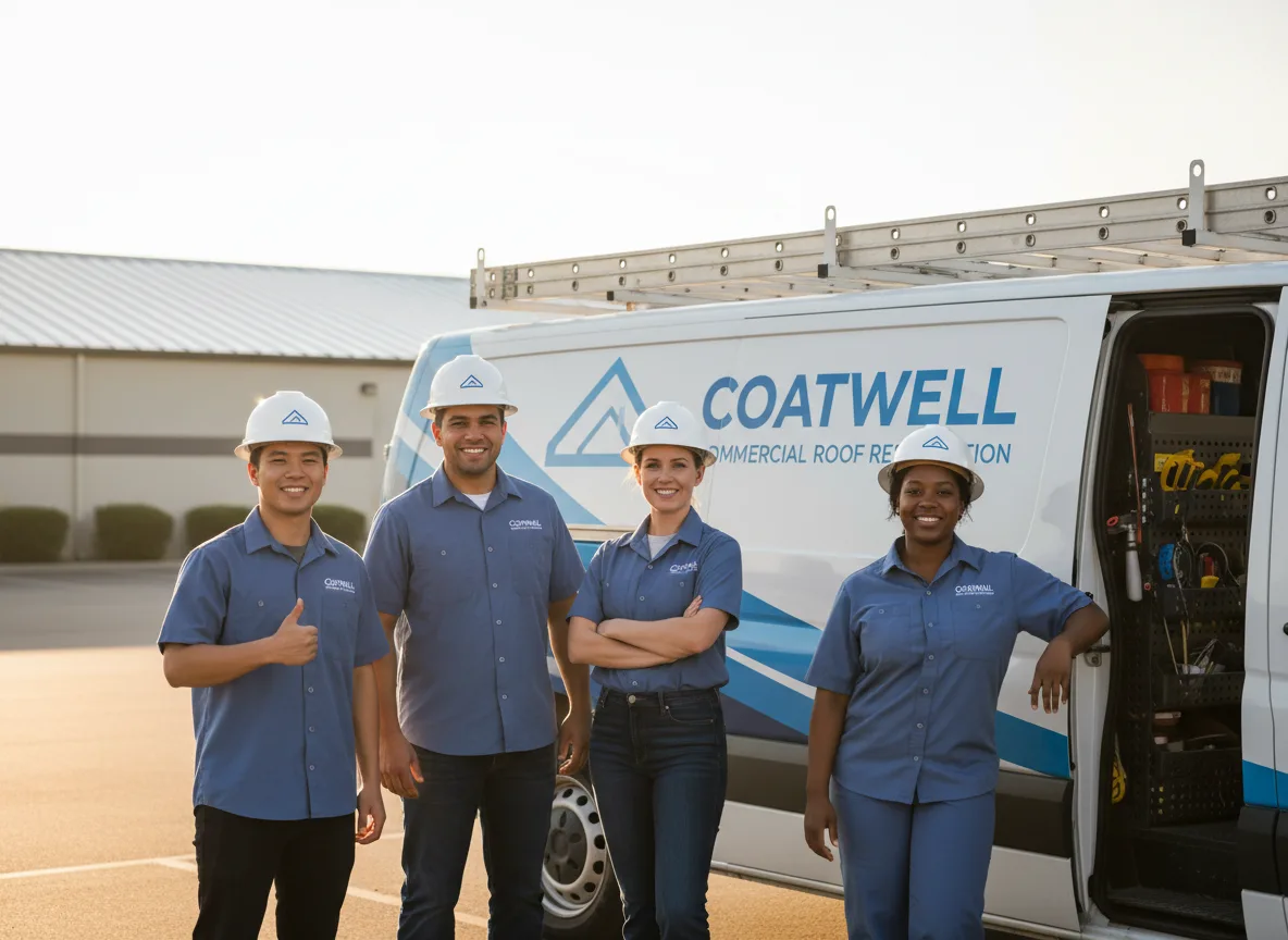 Commercial roof coating company in Hales Corners, WI